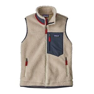 Patagonia Women's Classic Retro-X® Cream and Gray Fleece Vest